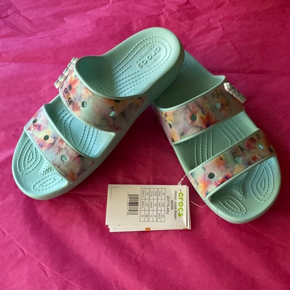 😴💐 CROCS CLASSIC DREAM SANDALS 💐😴 NWT 😴💐 - Picture 10 of 16